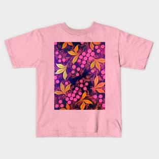 Grapes Pattern Kids T-Shirt